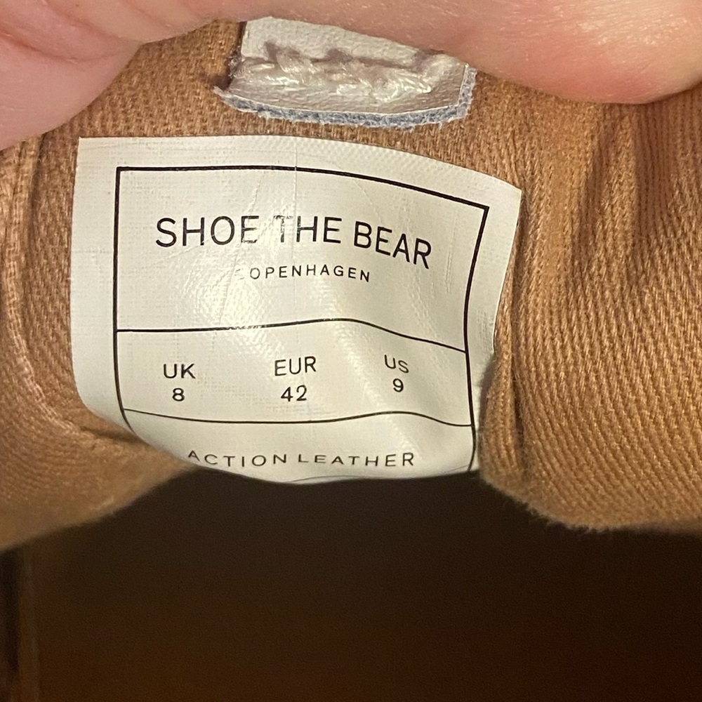 Shoe The Bear Copenhagen Mens White Leather Sneakers Size 9 - Picture 6 of 7